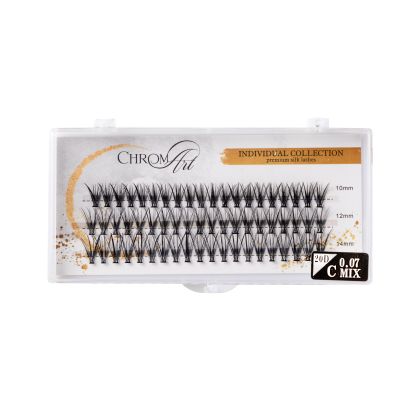 ChromArt Premium Silk Lashes - Curl C - MIX - 60 smocuri