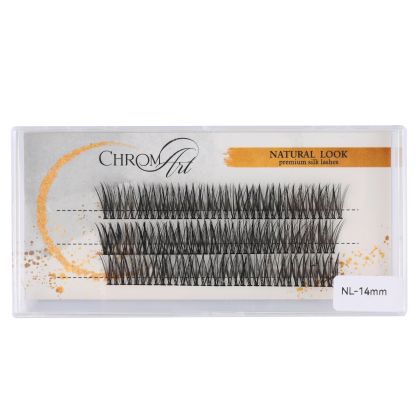 ChromArt Premium Silk Lashes - Natural Look - 14 mm - 106 smocuri