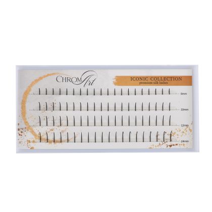 Iconic -MIX- ChromArt Premium Silk Lashes - 80 smocuri