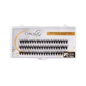 ChromArt Premium Silk Lashes - Curl C - 10 mm - 60 smocuri