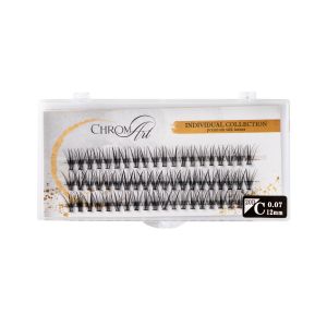 ChromArt Premium Silk Lashes - Curl C - 12 mm - 60 smocuri