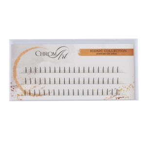 Iconic - 10mm - ChromArt Premium Silk Lashes  - 60 smocuri