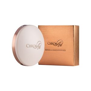 Pudra Mineral Baked Powder ChromArt,  Light Caramel